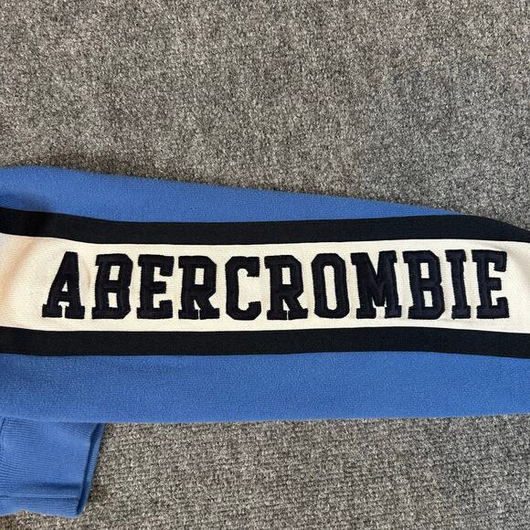 VTG Abercrombie & Fitch Soft Fleece Size M Blue - Picture 5 of 8